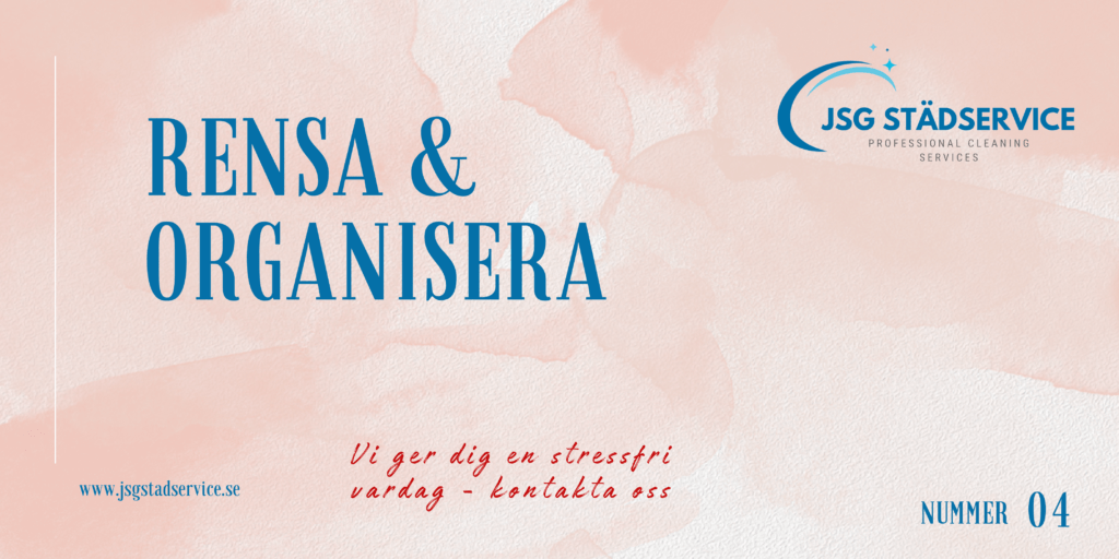 Rensa och organisera för att skapa mer frihet. Inspiration för vardagen. 