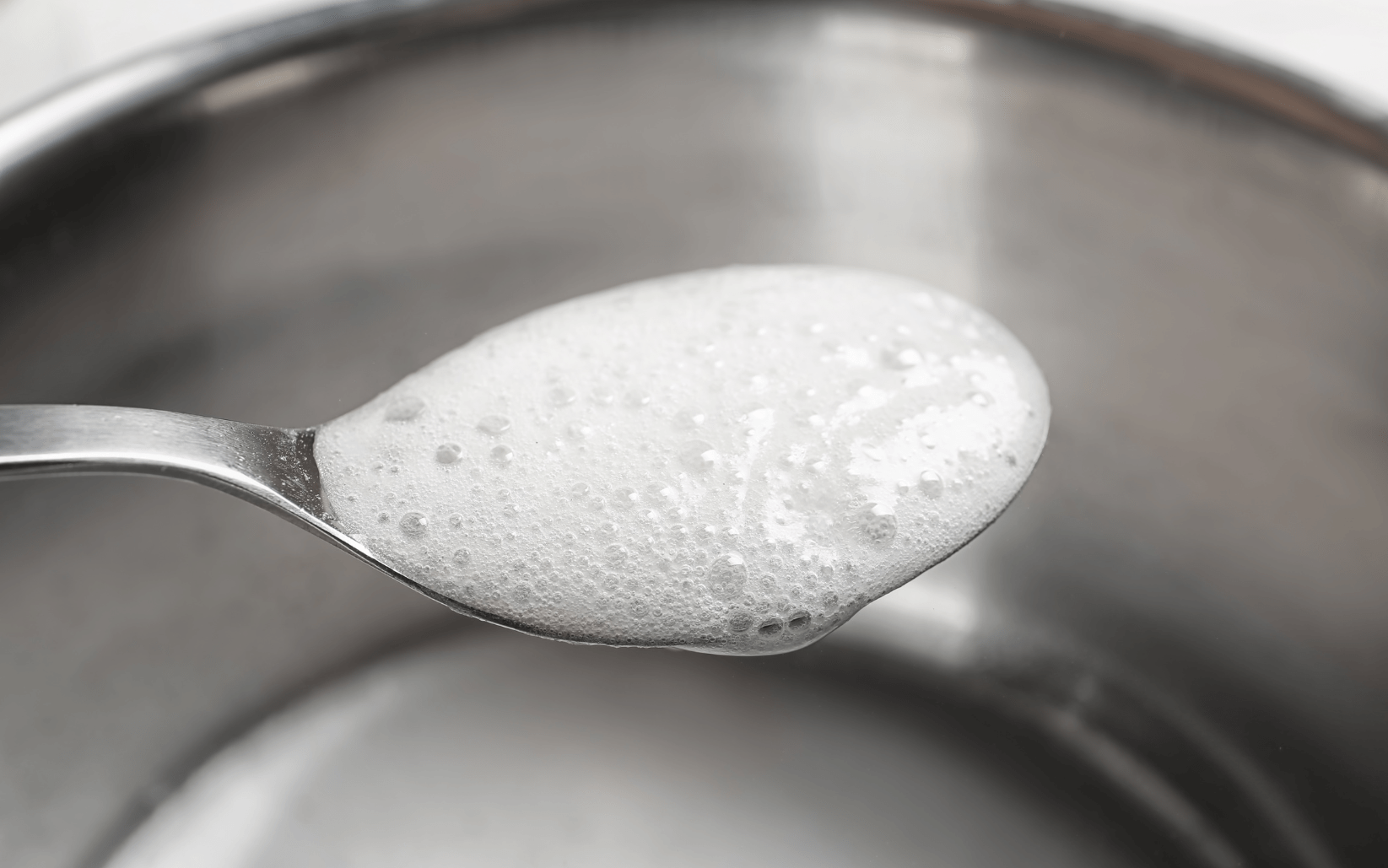 Kemisk uppsättning av bikarbonat, ekologiskt och naturlig.